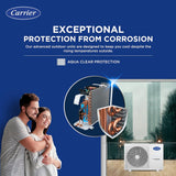 Carrier 1 Ton 3 Star AI Flexicool Inverter Split AC (Copper, Convertible 4-in-1 Cooling,Dual Filtration with HD & PM 2.5 Filter, Auto Cleanser, 2023 Model,ESTER Exi - CAI12ER3R33F0,White)