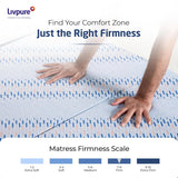 Livpure Smart Tri-Fold Mattress Compressed| Foldable Bed | Guest Bed | Travel | Camping | Portable | Single | 72X30X4 Inches, LSH-MAT-TRI4-100