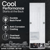 LG 272 L 3 Star Frost-Free Smart Inverter Compressor Double Door Refrigerator (GL-S312SPZX, Shiny Steel, Convertible & Multi Air Flow Cooling)