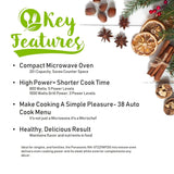 Panasonic 20L Grill Microwave Oven(NN-GT221WFDG,White, 38 Auto Cook Menus )