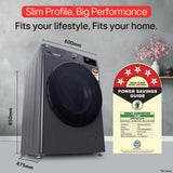 LG 9 Kg, 5 Star, AI Direct Drive Technology, Steam, 6 Motion DD & Wi-Fi Fully-Automatic Front Load Washing Machine (FHP1209Z5M, Intelligent & Convenient Fabric Care, Allergy Care, Middle Black)