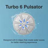 Godrej 7 Kg 5 Star, AI Powered, Zero Pressure Tech Fills Tub At ~0 Water Pressure, Auto Balance system, Steel Drum, Fully Automatic Top Load Washing Machine (WTEON ALP 70 5.0 FDTN GPGR, Graphite Grey)