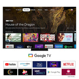 TCL 189 cm (75 inches) 4K UHD Smart QD-Mini LED Google TV 75C72K