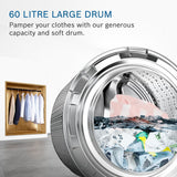 Bosch 10.5/6 KG Inverter Fully Automatic Front Load Washer Dryer (2023 Model, WNA2E4U1IN, 1400 RPM, 14 Wash Programs, LED touch display, Wash & Dry in 60 Mins, Cast Iron Grey)