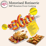 LG 28 L Convection Microwave Oven (MC2886BRUM, Black, Auto Cook Menu, Stainless steel cavity, Pasteurized Milk, 360° Motorised Rotisserie for Bar-be-queing, Indian Cuisine, Tandoor Se & Diet Fry)