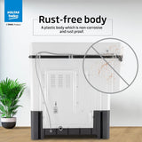 Voltas Beko, A Tata Product 10 Kg 5 Star Semi-Automatic Top Load Washing Machine (WTT100UPA/GR5KPTD, Grey, Special pulsator and Double waterfall Techn