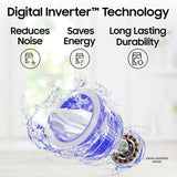 Samsung 9 kg 5 star, Ecobubble, Wi-Fi, Digital Inverter, Fully Automatic Top Load Washing Machine Grey (WA90BG4542BDTL)