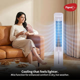 Pigeon High Performance Tower Fan with Digital Control, mutiple speed settings, timer Function, Low Power Consumption and Lightweight Portable Body, White PGPDTFD7501