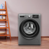 Whirlpool 8 Kg 5 Star Inverter Front Load Fully Automatic Washing Machine with In-Built Heater (XS8014BYM52E, MidNight Grey, Steam Technology, 100+ Tough Stains, 6th Sense Soft Move, 2024 Model)(Touched Up)