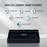 Panasonic 7 Kg Wifi Fully-Automatic Top Loading Smart Washing Machine (NA-F70CH3CRB, Charcoal Inox Grey, 2024 Model, Drynamic Spin)