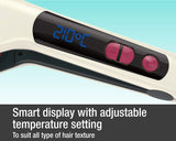 Havells HC4030 Detangler Ionic and Keratin Smooth Straightening Brush (White)