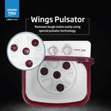 Voltas Beko by A Tata Product 7.5 kg Washer only Maroon, White (WST75BBRT)-(Touchup)