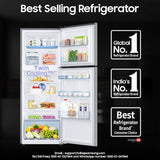 SAMSUNG 301 L Frost Free Double Door 3 Star Convertible Refrigerator with Digital Inverter, Convertible 5-in-1 and Display(Dents and Scratches)