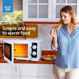 Voltas Beko, A Tata Product 20L, 700W smart solo Microwave oven (MS20MPW10, White | with Anti bacterial Inner Cavity and Large Turntable)