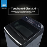 Voltas Beko, A Tata Product 11 Kg 5 Star Fully-Automatic Top Loading Washing Machine (WTL1106UEA / OBS1060, Grey, Double Waterfall Technology)