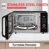 LG 32 L Convection Microwave Oven (MC3286BLT, Black, Auto Cook Menu, Diet Fry and with Stainless Steel Cavity)