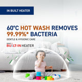 Panasonic 8 Kg Wifi Fully-Automatic Top Loading Smart Washing Machine (NA-F80CH4CRB, Charcoal Inox Grey, 2025 Model, Drynamic Spin)