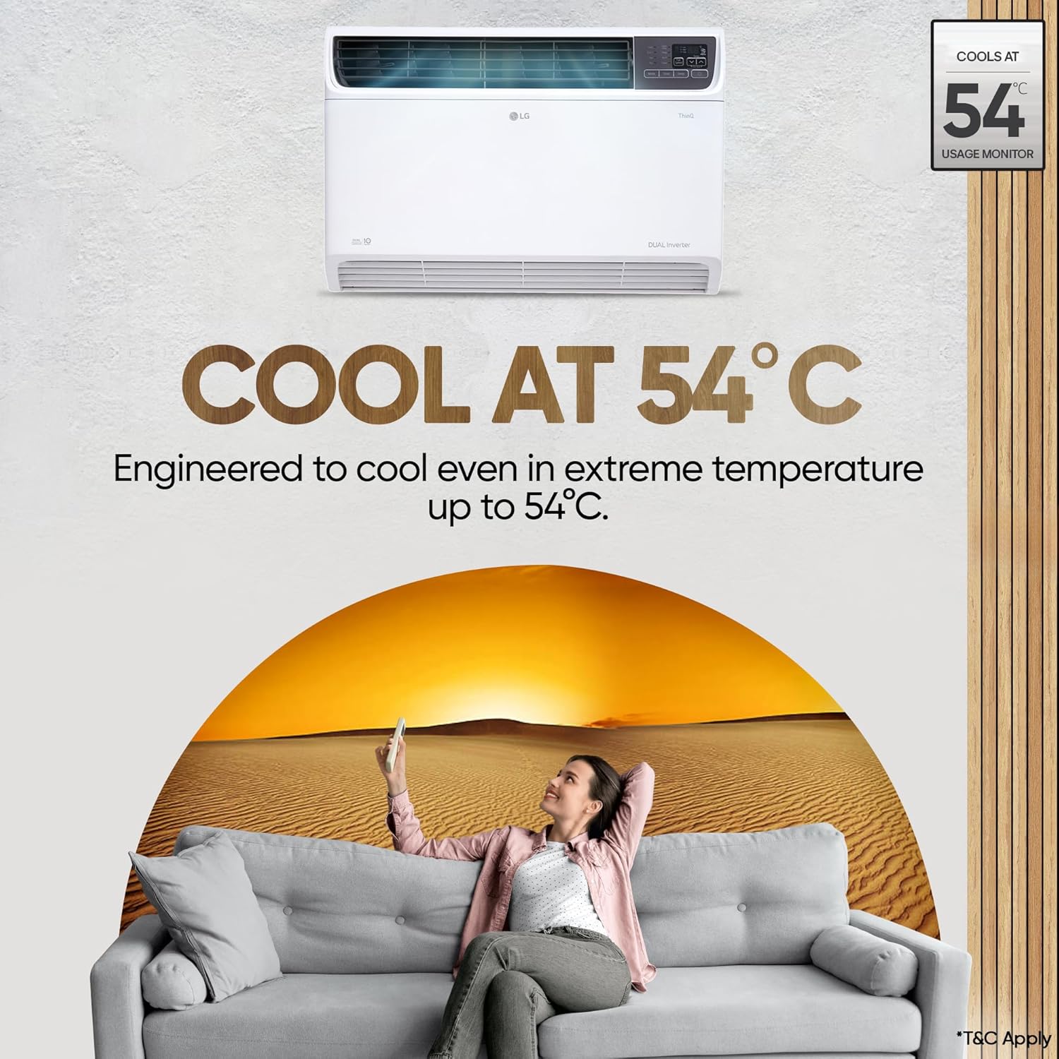LG 1.5 Ton 5 Star Wi-Fi DUAL Inverter Window AC ( UW-Q18WWZA, White)