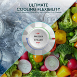 Haier 102 L Single Door Standard Deep Freezer (White, HFC 145 SM5)