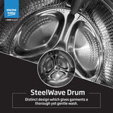 Voltas Beko, A Tata Product 7 Kg 5 Star Inverter, Quick 14-Min Wash Fully Automatic Front Load Washing Machine (WFL7012B7JVBKA/WXV, White, Inbuilt Heater/Hygiene Steam/Digital Display)