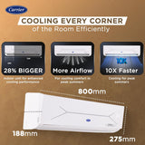 Carrier 1 Ton 5 Star Wi-Fi Smart Flexicool Inverter Split AC (ESTER EDGE FXi (Wi-Fi), CAI12EE5R35W0,White)