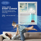 Carrier 1.5 Ton 5 Star Inverter Window AC(, Estra EXi -CIW18SC5R32F0,White)