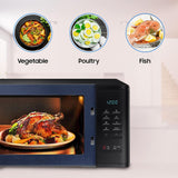 Samsung 23 L Solo Microwave Oven (MS23A3513AK/TL, Black, Auto Cook Programs, Child Safety Lock, Memory Feature, Deodorization, Ceramic Enamel Cavity)