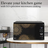 LG 32 L Scan to Cook Wi-Fi Enabled Charcoal Convection Healthy Microwave Oven (MJEN326UIW, Black)