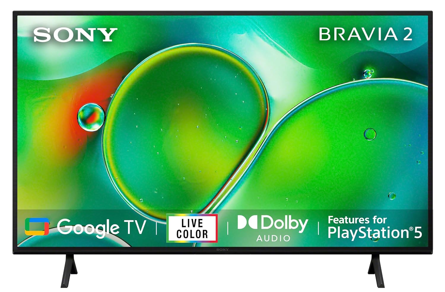 Sony BRAVIA 2 Series 108 cm (43 inches) 4K Ultra HD Smart LED Google TV K-43S25 (Black