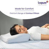 Livpure Smart Breeze Ortho Memory Foam Cervical Sleeping Pillow Pack of 1 LSH-PILL-BREEZE-CERVICAL1pi