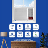 Carrier 1.5 Ton 5 Star Inverter Window AC(, Estra EXi -CIW18SC5R32F0,White)
