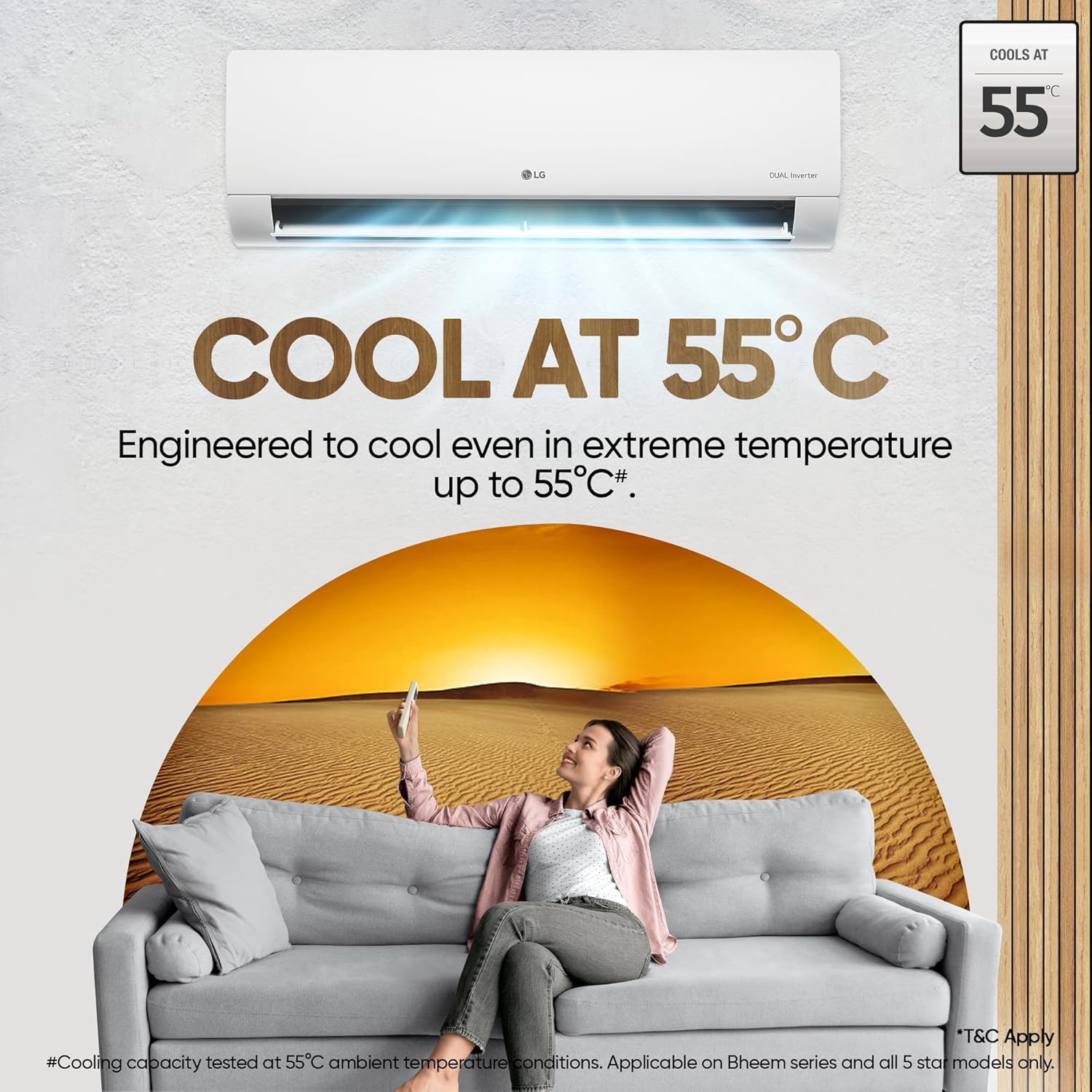 LG 1.5 Ton 5 Star DUAL Inverter Split AC (US-Q19YNZE, White)