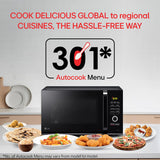 LG 32 L Convection Microwave Oven (MC3286BLT, Black, Auto Cook Menu, Diet Fry and with Stainless Steel Cavity)