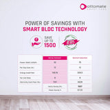 OTTOMATE Sense Connect with Smart BLDC Technology High Speed Ceiling fan with Remote (Mulberry Red | 1200 MM) (Pack of 1)