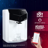Hindware Elara iPro RO+UF+Minerals+UV LED Rectangular Water Purification Unit, Black