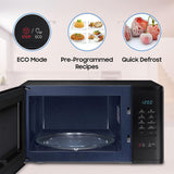 Samsung 23 L Solo Microwave Oven (MS23A3513AK/TL, Black, Auto Cook Programs, Child Safety Lock, Memory Feature, Deodorization, Ceramic Enamel Cavity)