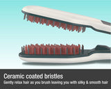 Havells HC4030 Detangler Ionic and Keratin Smooth Straightening Brush (White)