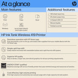 HP Ink Tank 419 AiO Printer
