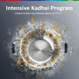 Bosch 13 Place Setting Dishwasher with Intensive Kadhai Program, No Pre-Rinse, 70? Hot water wash, Half Load Option & Extra Cutlery Box - (SMS66GI01I, Silver, Glass Protection Technology)