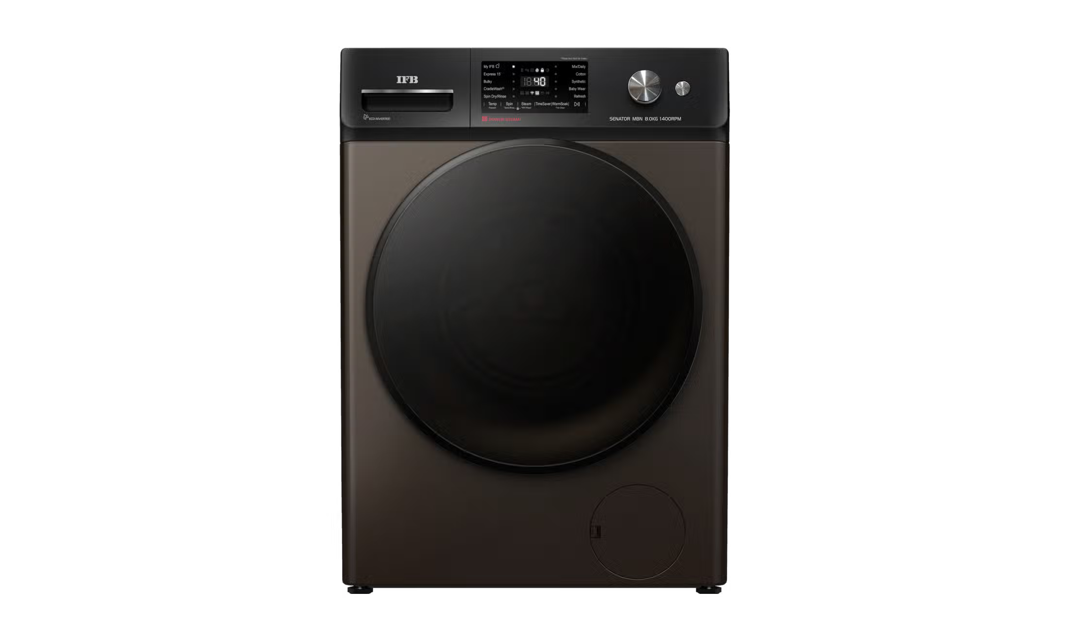 IFB DeepClean 8 kg Front Load Washing Machine with WiFi and Voice Enabled SENATOR MBN 8014