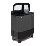 Midea Washing Machine Twin Tub 10 Kg, See Through Glass Lid, Soft Close(MWMSA100GPG(KG)