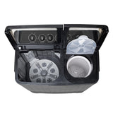 Midea Washing Machine Twin Tub 12 Kg, See Through Glass Lid, Soft CloseMWMSA120GPG(KG)