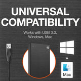 Seagate One Touch 2TB External HDD with Password Protection for Windows and Mac