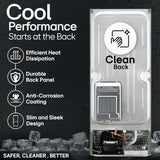 LG 240 L 3 Star Frost-Free Smart Inverter Double Door Refrigerator (GL-S292RDSX, Dazzle Steel, Convertible & Multi Air Flow Cooling)