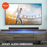 JBL Cinema SB510, Dolby Audio Soundbar with Built-in Subwoofer, 3.1 Channel, Center Channel for Superior Voice Clarity, HDMI eARC, Bluetooth & Optical Connectivity (200W)