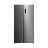 Midea 563 L Side By Side, Frost Free Refrigerator |Digital Display|Stabilizer Free Operation|Inverter compressor (MDRS710FGF46 Bru Steel)