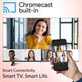 AKAI 165 cm (65 Inch) Bezel-Less 4K UHD Smart QLED Google TV, AL65GQU-SFWS Seal Packed Brand New with 1+1 year warranty