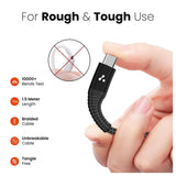 Ambrane ABCC-100 USB C-USB C Cable Black