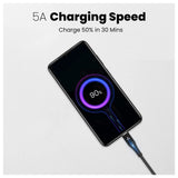 Ambrane ABCC-100 USB C-USB C Cable Black