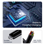 Ambrane Micro USB Cable 1M ACM-R1A2 Blk